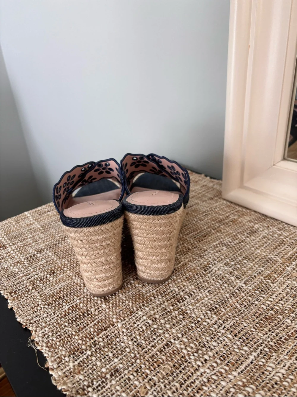 Draper James navy eyelet